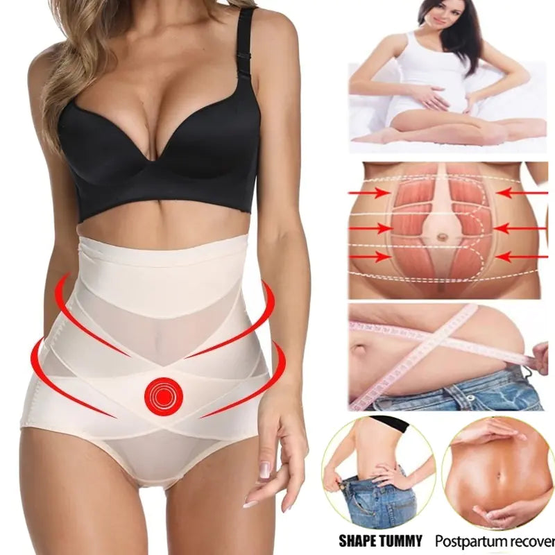 Women's Waist Trainer Body Shaper for Postpartum Control