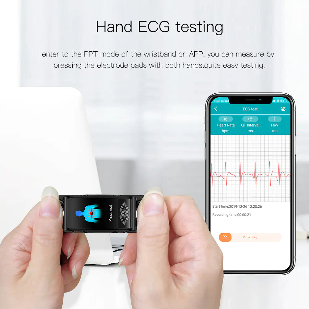 Smart Bracelet with 24-Hour ECG and Health Monitoring