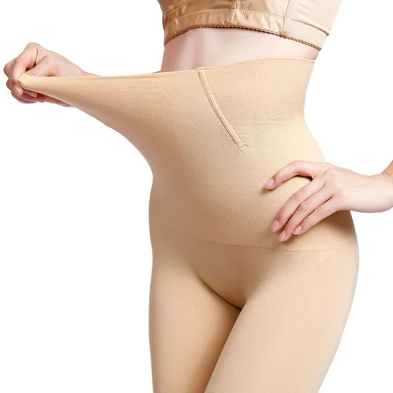 High-Waist Shaping Safety Shorts for Postpartum Body