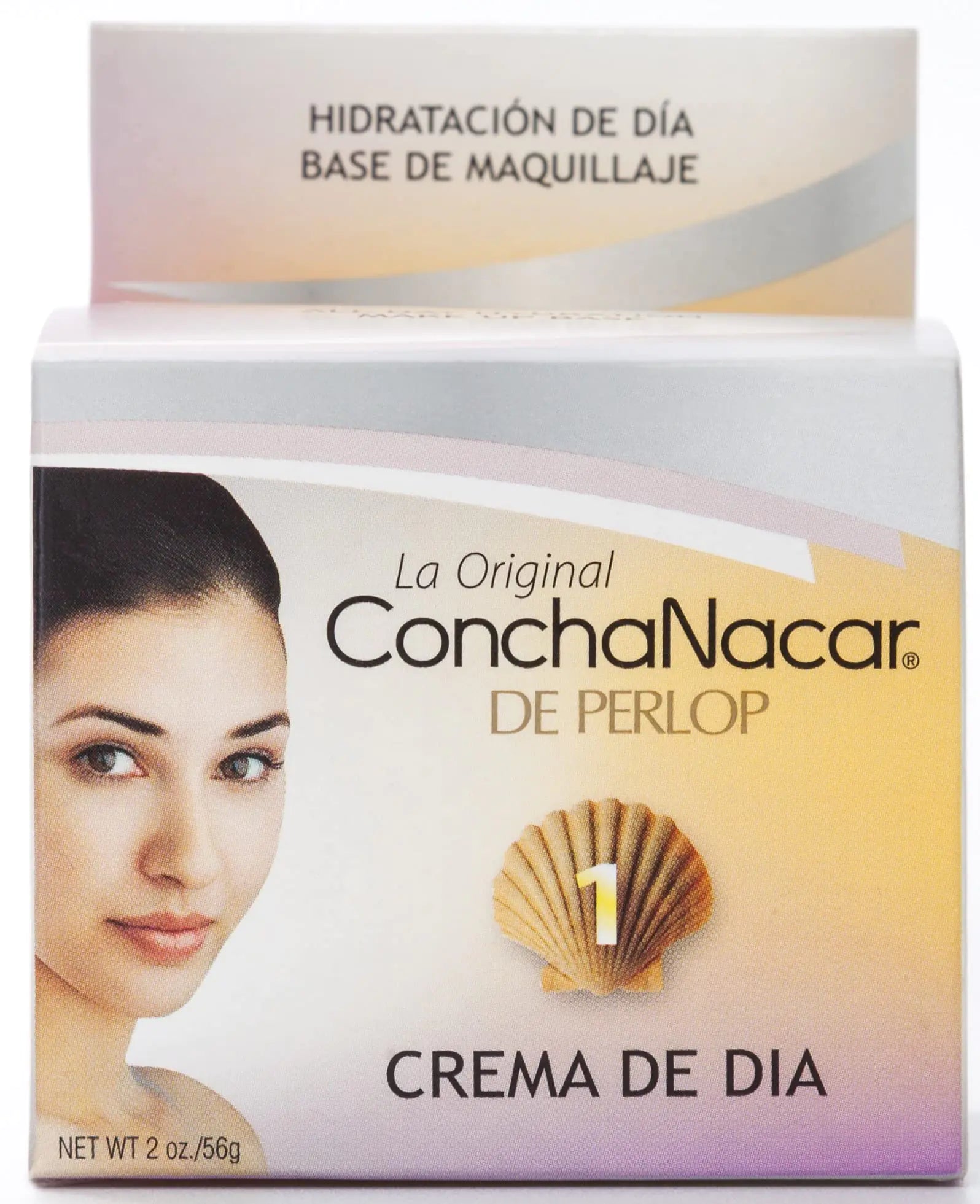 Concha Nacar Crema De Dia No.1 Day Cream 2 oz White