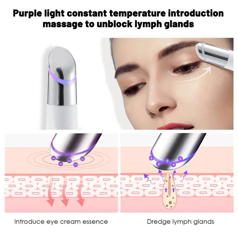 Smart Heating Eye Device for Wrinkle Reduction & Serum