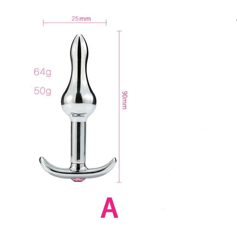 Metal Anal Toy Set for Adult Pleasure and Exploration