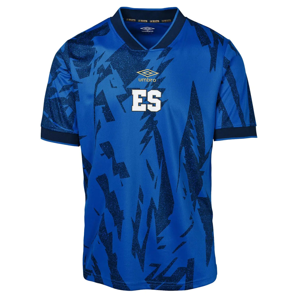 Umbro 2023 El Salvador Jersey (as1 Alpha s Regular Regular Home - Blue)