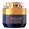 Qingling Face Cream Quinglin Crema Para Arrugas Qingling Wrinkle Removal Cream Polypeptide Tightening and Anti-Wrinkle Cream Facial Neck Eye Cream Anti-Aging for Men & Women