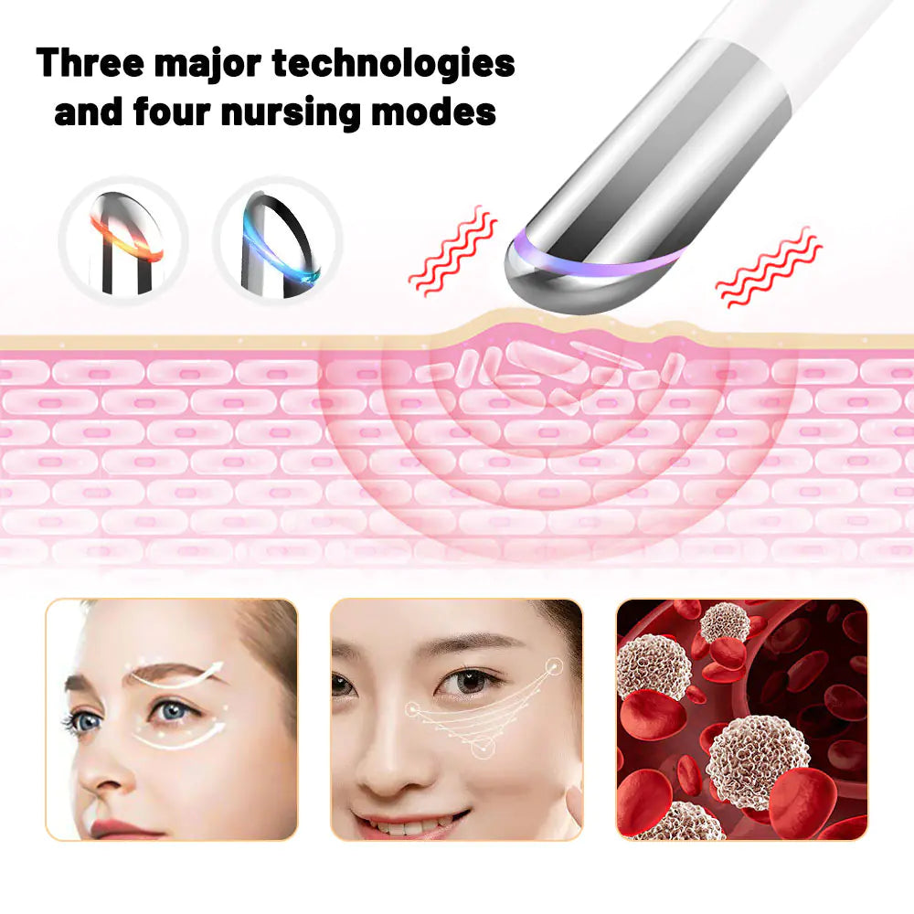 Smart Heating Eye Device for Wrinkle Reduction & Serum