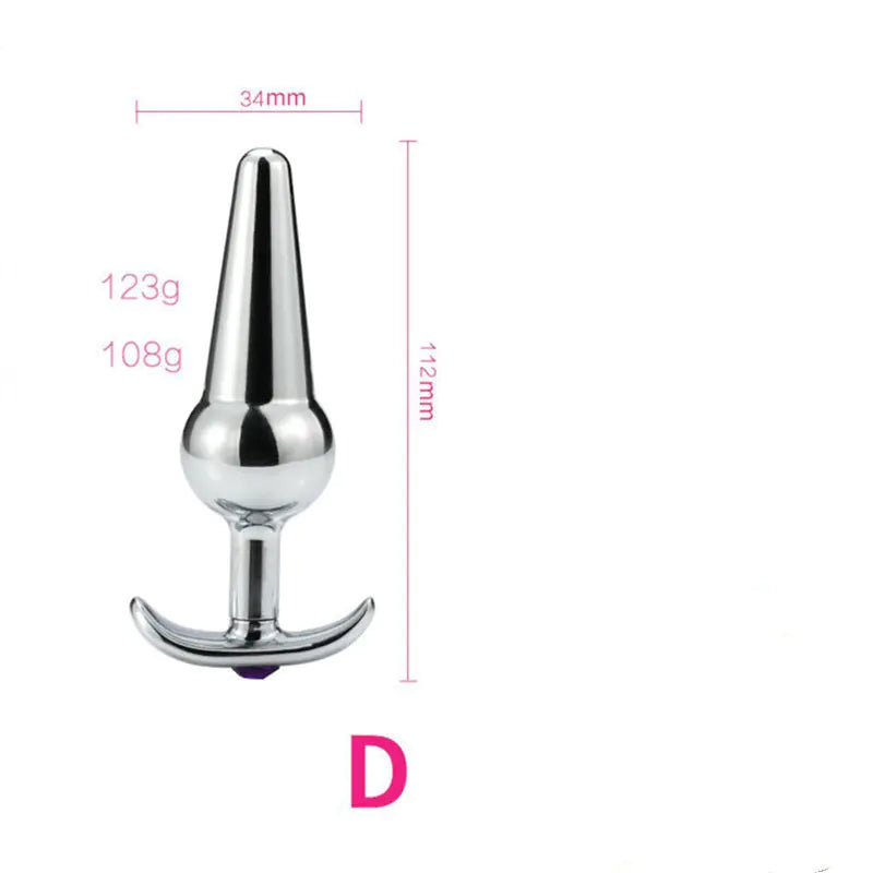 Metal Anal Toy Set for Adult Pleasure and Exploration