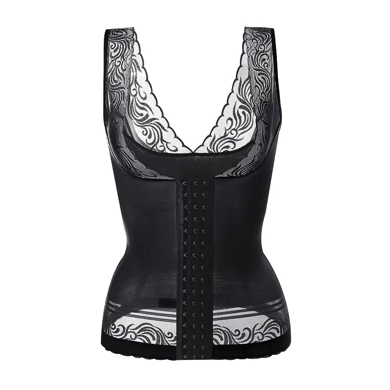 Postpartum Shaping Waist Trainer Top with Button Closure