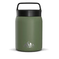 Hydrapeak 18 oz Insulated Food Thermos Hot and Cold Soup Thermos Food Thermos Thermos for Hot Food Vacuum Insulated Food Jar Stainless Steel for Office Outdoor (Sage Leaf)